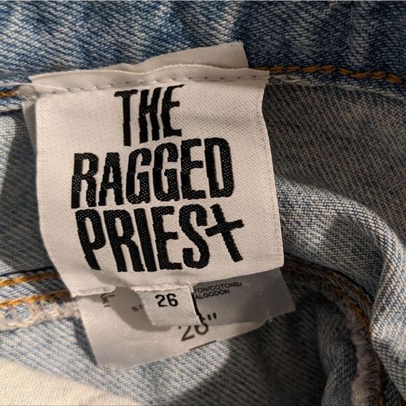 The ragged priest Mom distressed jeans size 26 @A3 - Picture 7 of 11